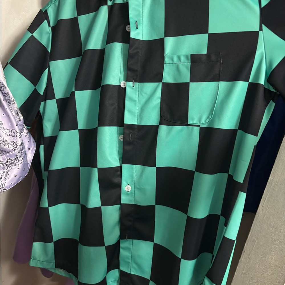 Demon Slayer Tanjiro Button-Up Shirt